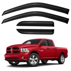 Window Visors Rain Guards For 2009-2018 Ram 1500 Quad Cab, Dark Smoke Tinted New. Price: $70.82.