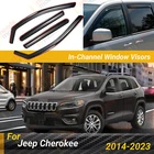 For Jeep Cherokee 2014-23 In-channel Window Visors Vent Sun Rain Guard Deflector New. Price: $45.99.
