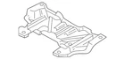 Genuine Nissan Radiator Support Splash Shield 75881-CD00A New. Price: $82.10.