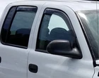 Dodge Dakota Quad Cab 2000-2004 Weathertech Window Deflector Set Used. Price: $79.95.