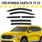 Rain Guards Vent Visors Shade For 2019-2023 Hyundai Santa Fe Shatterproof New. Price: $57.74.