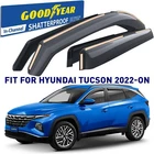 Rain Guards Vent Visors Shade For 2022-2026 Hyundai Tucson Shatterproof New. Price: $104.99.