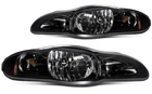 Pair For 2000-2005 Chevy Monte Carlo Couple 2-DOOR Black Headlights Assembly New. Price: $125.99.