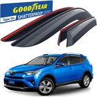 Sun Rain Visors Wind Guards For 2013-2018 Toyota RAV4 Shatterproof New. Price: $99.99.