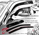 Outside Mount Rain Guards Visor Sun Roof Type 3PC Silverado 2500 1999-2006 Std New. Price: $64.12.