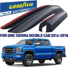 Side Window Deflectors Rain Guards For 2014-2018 Gmc Sierra 1500 Double Cab New. Price: $98.99.