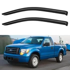 Window Visors Rain Guards For 2004-2014 F150 Standard, Dark Smoke Tinted New. Price: $48.88.