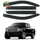 Rain Guards Window Visors Fit For 2009-2014 F150 Supercrew, Dark Smoke New. Price: $57.06.