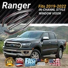 Fits Ford Ranger 19-23 In-channel Window Visor Vent Rain Sun Guards Deflectors New. Price: $45.99.