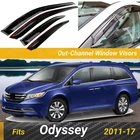 For Honda Odyssey 11-17 Tinted Window Visor Rain Sun Guard Vent Deflectors New. Price: $36.99.