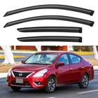 Window Visors Rain Guards Shield For 2012-2019 Nissan Versa Sedan, Smoked New. Price: $44.09.