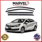 For Kia Rio Sedan 2011-2017 Window Vent Visor Rain Guards Deflectors New. Price: $31.90.