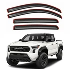Channel Window Sun Rain Visor Guard Fit 2024-2026 Toyota Tacoma Crew Cab New. Price: $44.99.