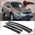 Fits 09-13 Nissan Rogue 14-15 Select Side Window Visors Deflectors 4PC Set New. Price: $26.98.