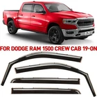 Rain Guards Vent Visors Shade For 2019-2026 Dodge Ram 1500 Crew Cab New. Price: $62.99.