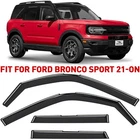Side Window Deflectors Rain Guards 2021-2026 Ford Bronco Sport Shatterproof New. Price: $59.39.