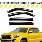 Side Window Deflectors Rain Guards For 2016-2023 Toyota Tacoma Double Cab New. Price: $44.54.