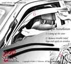 Tape-on Rain Guard Jet Black Front 2PCS 1999-2006 Chevy Silverado 2500 Crew Cab New. Price: $35.02.
