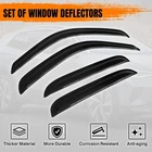 Tape On Window Visor Deflectors Compatible With 2001-2004 Toyota Tacoma New. Price: $67.21.