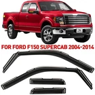 Rain Guards Vent Visors Shade 2004-2014 Ford F-150 Supercab New. Price: $62.99.