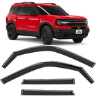 Sun Rain Visors Wind Guards 2021-2026 Ford Bronco Sport Shatterproof New. Price: $59.99.