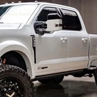 Mirror Covers 2017-2026 F250 Top Gloss Black+bottom Z1 Yz Oxford White New. Price: $183.59.