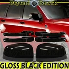 For 2011-2021 Jeep Grand Cherokee Door Handle Covers Nosmt+mirrors Gloss Black New. Price: $34.00.