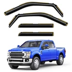 In-channel Window Rain Guards 2015-2025 Ford F150 F250 F350 F550 Vent Viso New. Price: $99.99.
