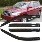 Boogadee Original 4PCS Rain Guards For Highlander 2008-2013, Dark Smoke Tint New. Price: $60.90.