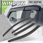 Tape-on Window Visor Shade Smoke Vent Rain Deflector Guard Fit 07-11 Honda Cr-v New. Price: $29.99.