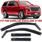 Rain Guards Vent Visors Shade For 2021-2026 Cadillac Escalade Shatterproof New. Price: $62.99.