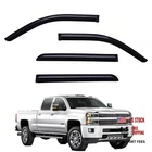 Window Visors Rain Guards Fits 2014-2018 Silverado 1500 Crew Cab New. Price: $51.50.