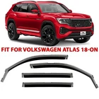 Rain Guards Vent Visors Shade For 2018-2026 Volkswagen Atlas Shatterproof New. Price: $62.99.