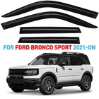 Rain Guards Vent Visors Shade 2021-2026 Ford Bronco Sport New. Price: $52.49.