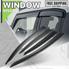 Tape-on Window Visor Shade Vent Rain Deflector Fit 12-15 Honda Civic 4-DOOR New. Price: $28.99.