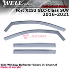 Wellvisors For 2016-2024 Mercedes Benz Glc-suv Window In-channel 4PCS New. Price: $94.99.