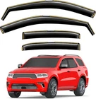 In-channel Window Rain Guards Fit For 2011-2025 Dodge Durango, Black New. Price: $71.99.