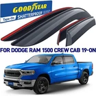 Rain Guards Vent Visors Shade For Dodge Ram 1500 2019-2026 Crew Cab New. Price: $104.99.