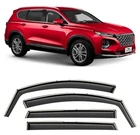 In-channel Extra Durable Rain Guards For Hyundai Santa Fe 2019-2023 New. Price: $39.99.