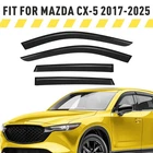Rain Guards Vent Visors Shade For 2017-2025 Mazda CX-5 Shatterproof New. Price: $47.24.
