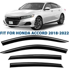 Rain Guards Vent Visors Shade For 2018-2022 Honda Accord Shatterproof New. Price: $68.24.