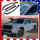 Fits Nissan Frontier 22-25 Rain Sun Guards Vent Deflectors In-channel Visors New. Price: $59.99.