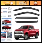 Window Visors Rain Guards For Chevy Silverado/gmc Sierra 2019-2026, Out-channel New. Price: $79.99.