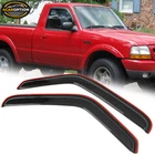 Fits 93-11 Ford Ranger Channel Window Visors Rain Sun Guard Vent 2PC Set New. Price: $27.99.