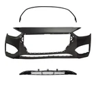 Front Bumper Cover + Grille Trims For 2018-2022 Hyundai Accent Sedan New. Price: $253.35.