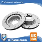 13.94" Front Drilled Disc Brake Rotors For 2022 2023 Toyota Tundra Sequoia LX600 New. Price: $118.48.