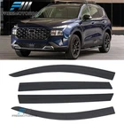 Fits 19-23 Hyundai Santa Fe Low Profile Style Tape-on Window Visors Guards 4PCS New. Price: $34.99.