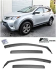 For 13-18 Toyota RAV4 In-channel Smoke Tinted Window Visors Rain Guard Deflector New. Price: $24.99.