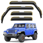 In-channel Window Rain Guards Fit For 2018-2026 Jeep Wrangler Jl & 2020-2026 New. Price: $38.00.