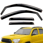 Sun Rain Visors Wind Guards For 05-15 Toyota Tacoma Double Cab In-channel New. Price: $58.99.